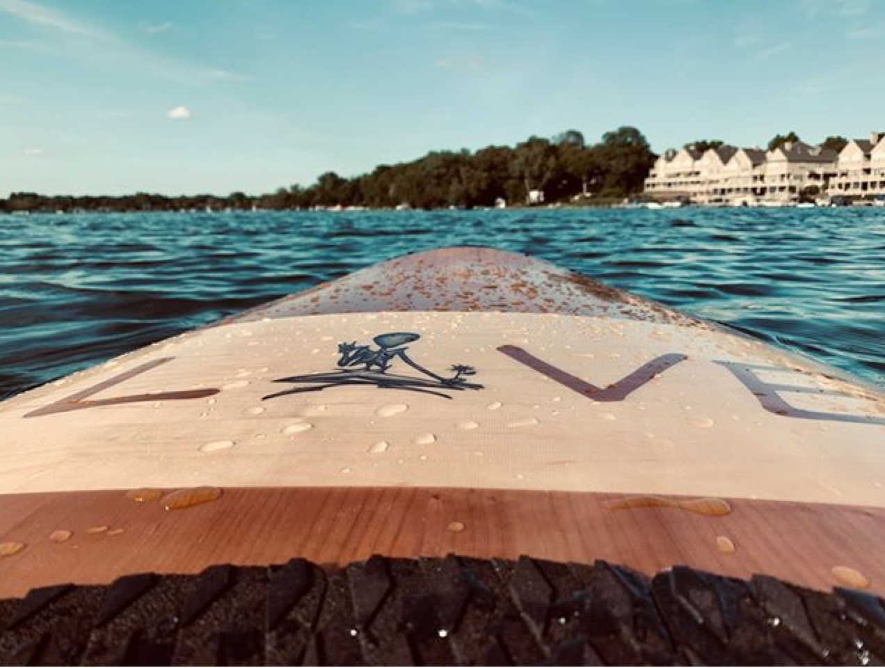 A paddle board named Clint....