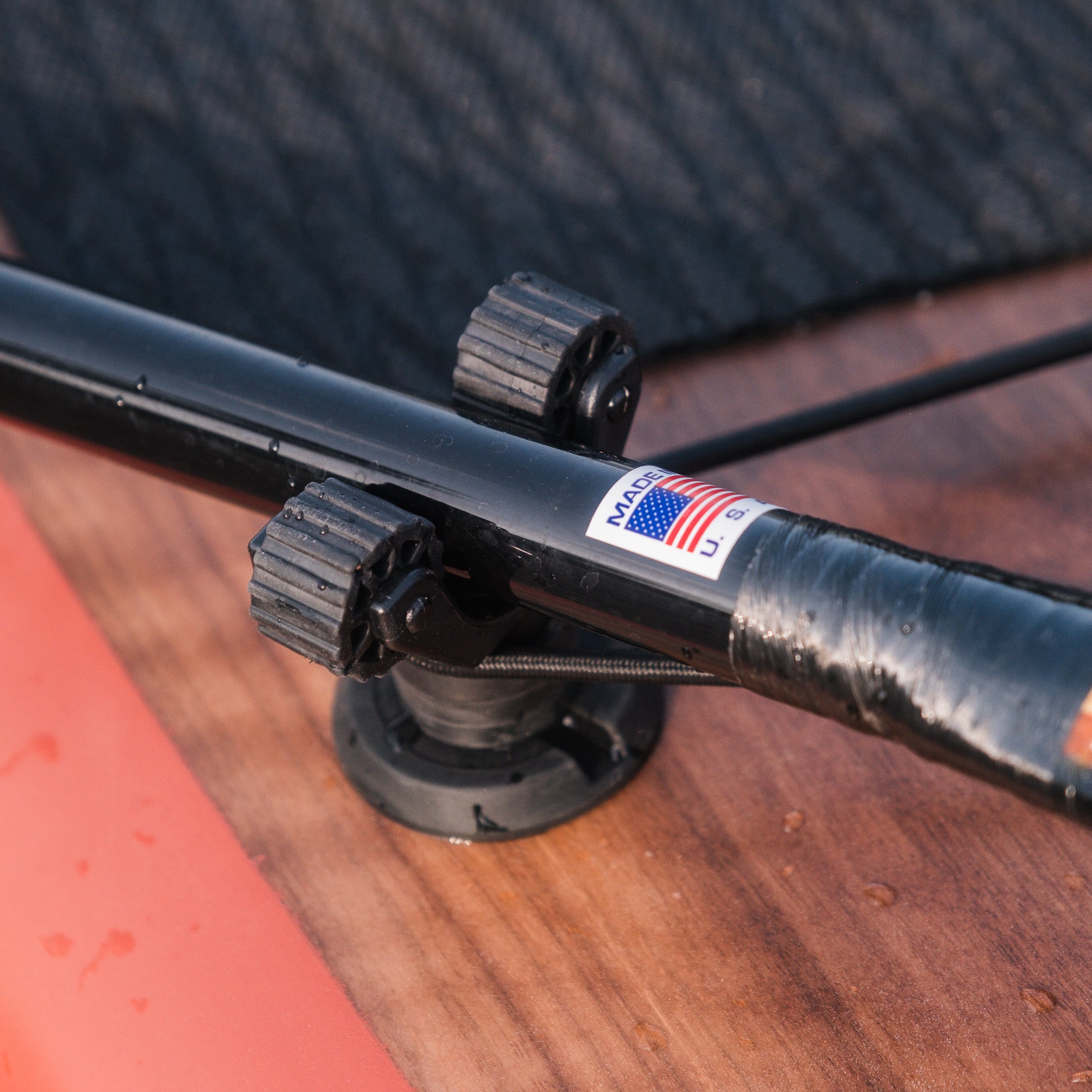 SUP Leash Plug Adapter with RotoGrip™ Paddle Holder