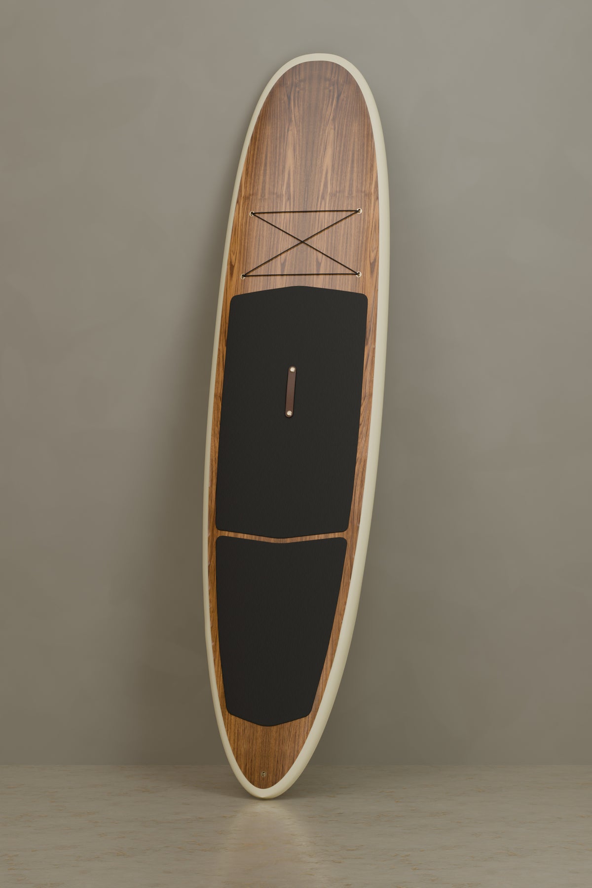 The Statesider in Teak and Cream — full-length signature view