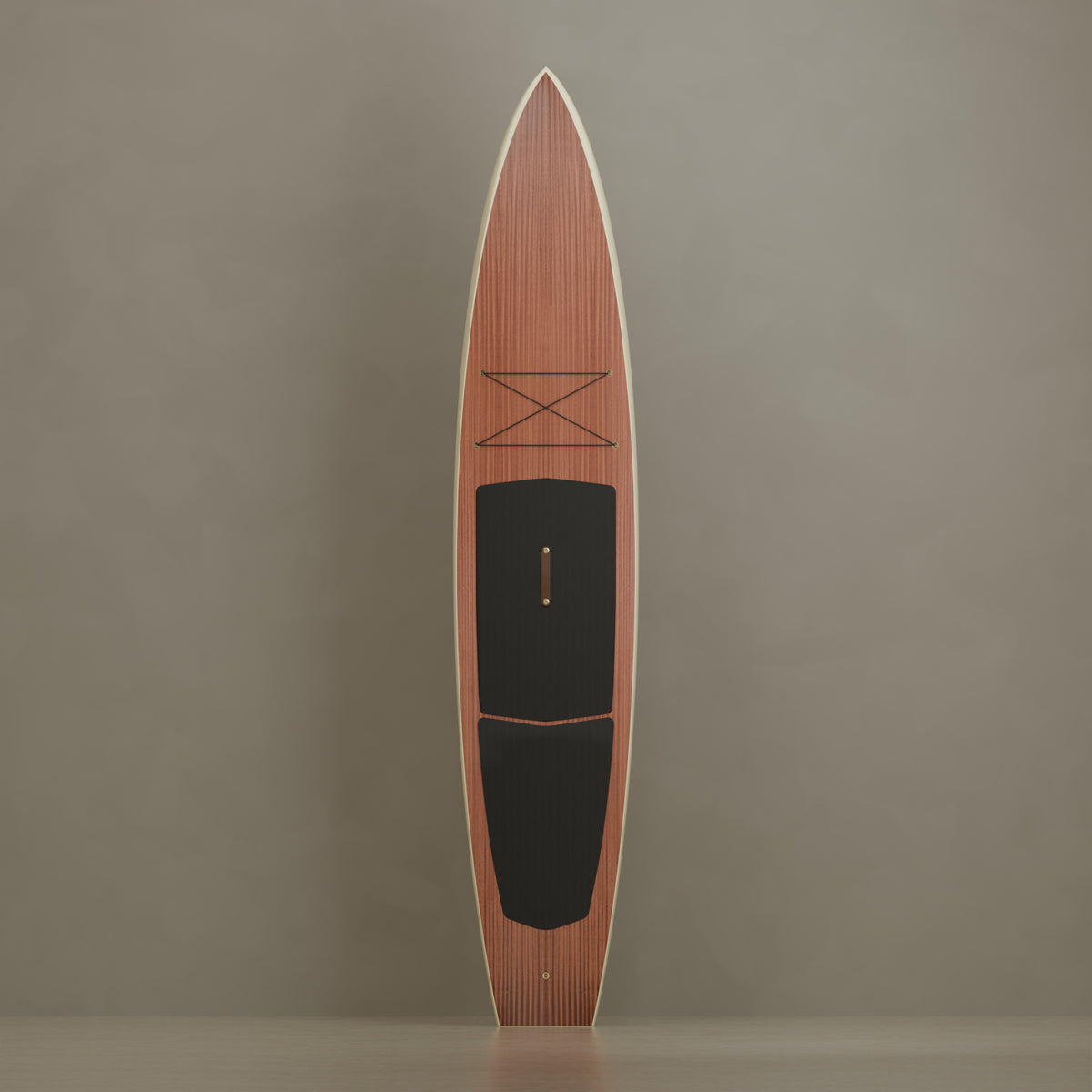 The Increase in Mahogany & Ivory Cream — front view #Wood Finish_Mahogany