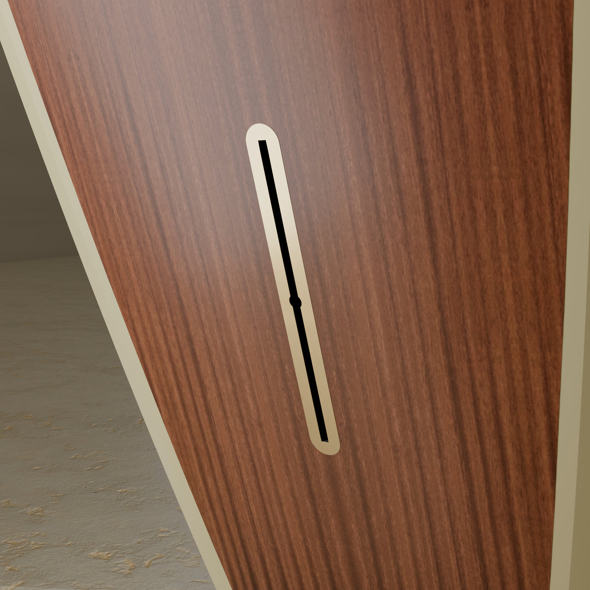 The Increase in Mahogany & Ivory Cream — brass fin-box plate #Wood Finish_Mahogany