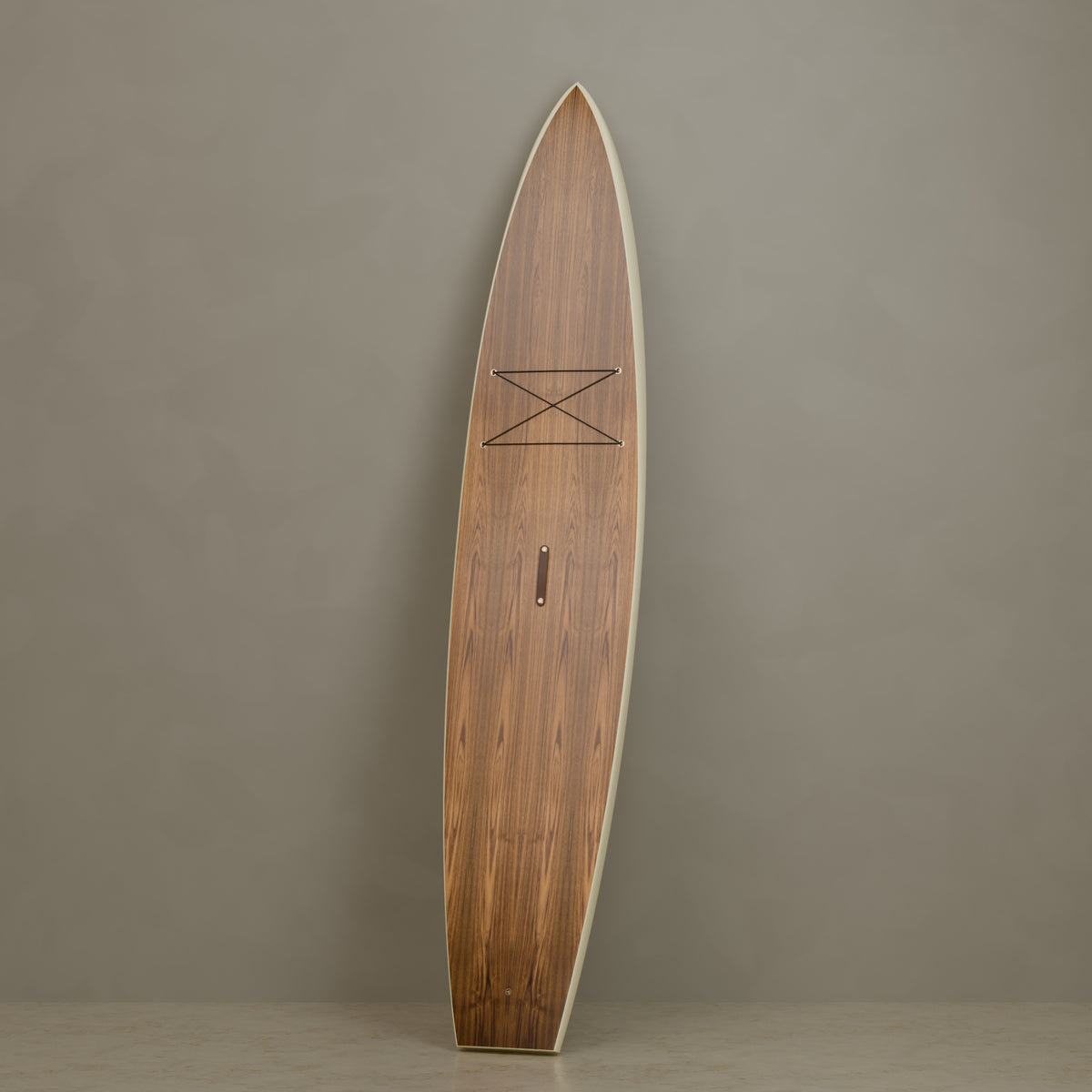 The Increase in Teak & Ivory Cream — signature lean, traction not installed #Wood Finish_Teak