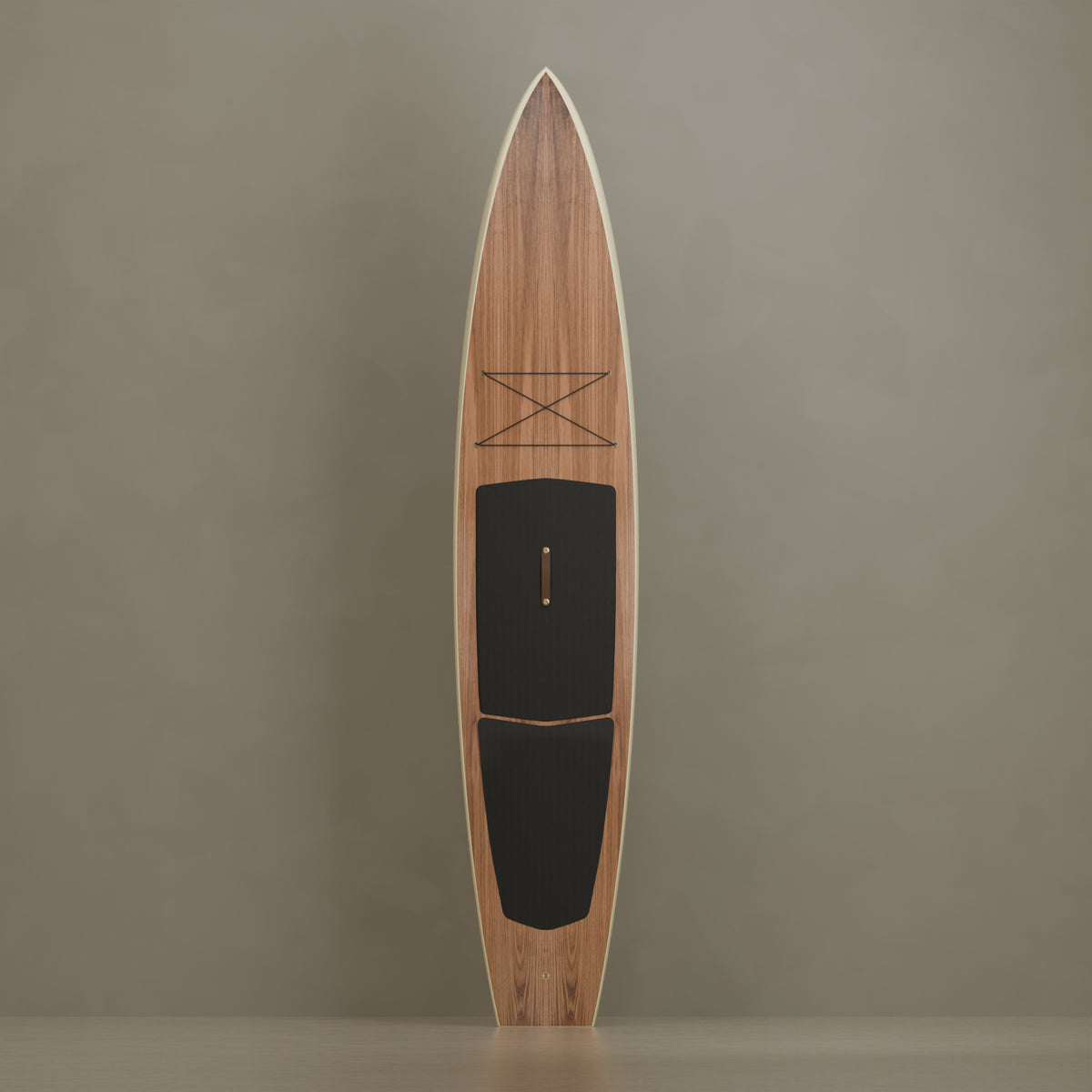 The Increase in Walnut & Ivory Cream — front view #Wood Finish_Walnut