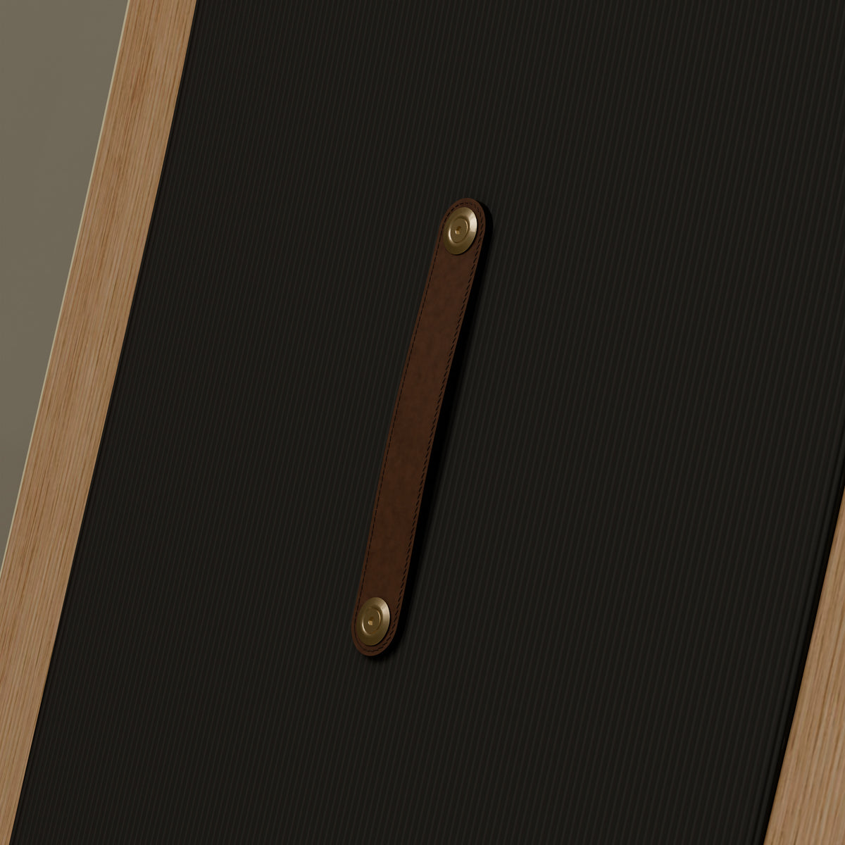 The Increase in White Oak & Ivory Cream — Horween leather carry handle #Wood Finish_White Oak