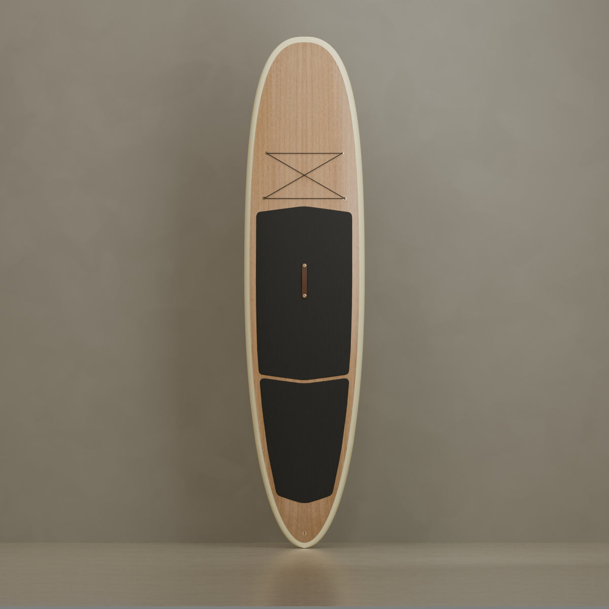 The Statesider in White Oak & Ivory Cream — front view #Wood Finish_White Oak