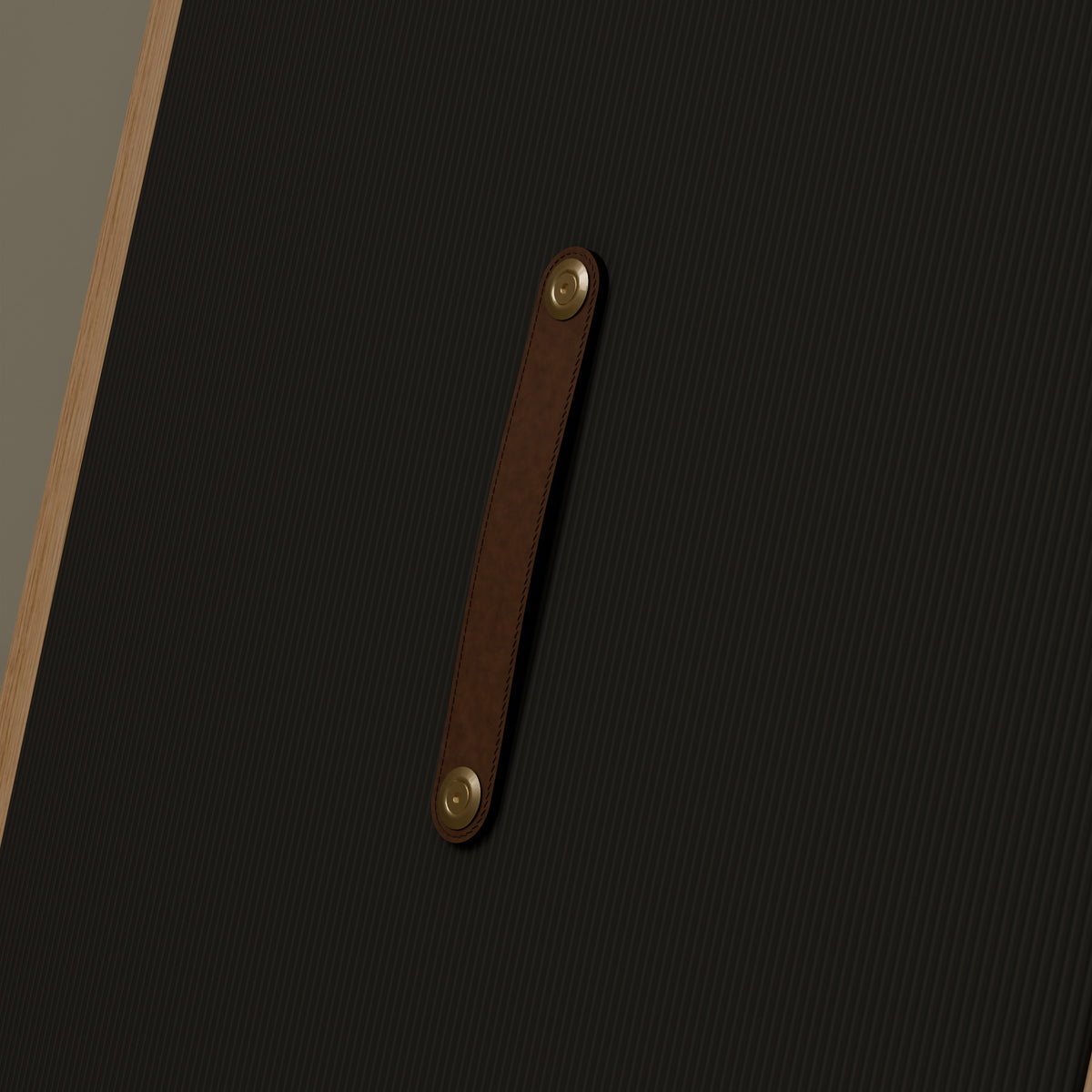 The Statesider in White Oak & Ivory Cream — Horween leather carry handle #Wood Finish_White Oak