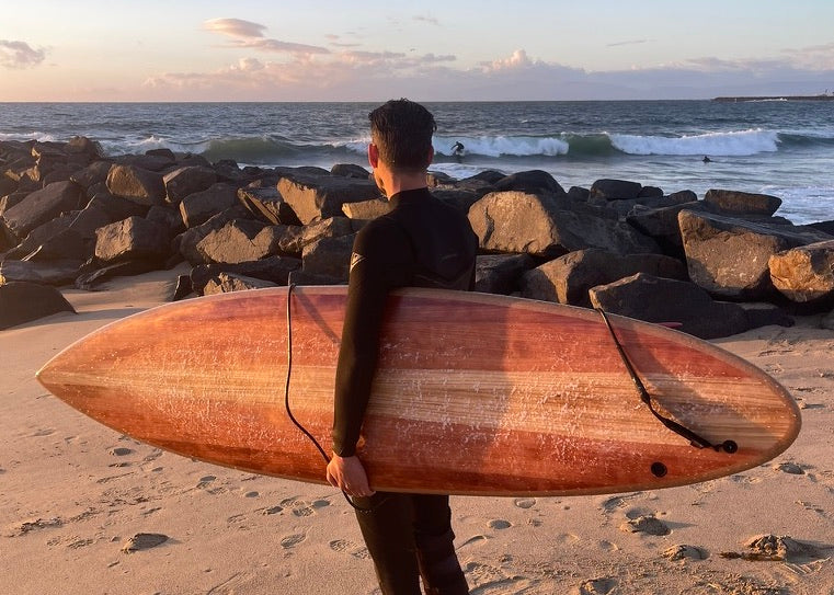 Crafting Waves: The Journey of Building a Hollow Redwood Surfboard