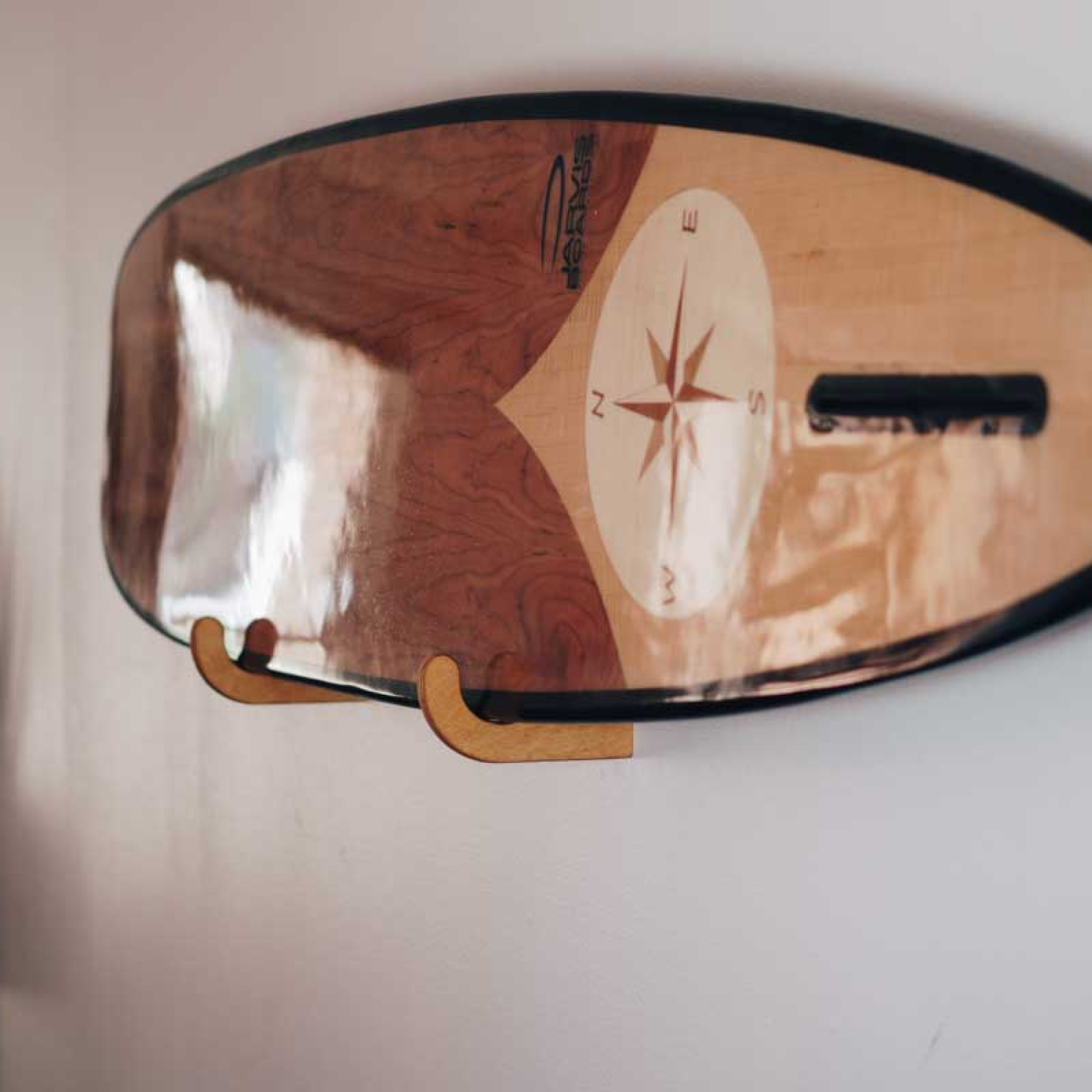 Horizontal Surfboard Wall Rack