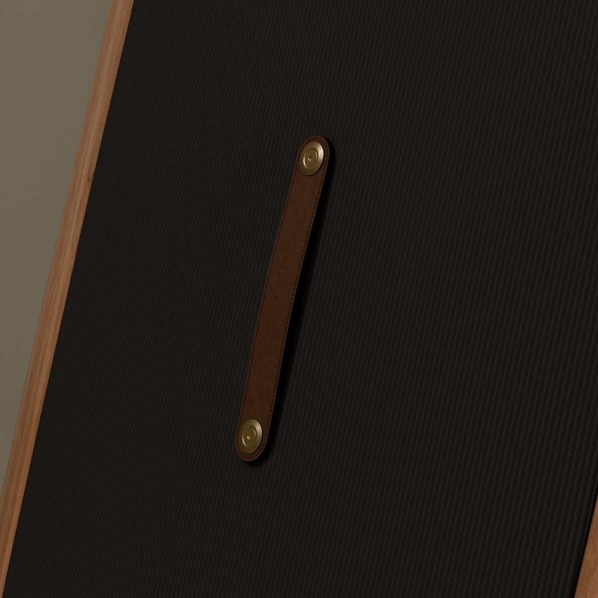 The Daybreak in Walnut & Ivory Cream — Horween leather carry handle #Wood Finish_Walnut