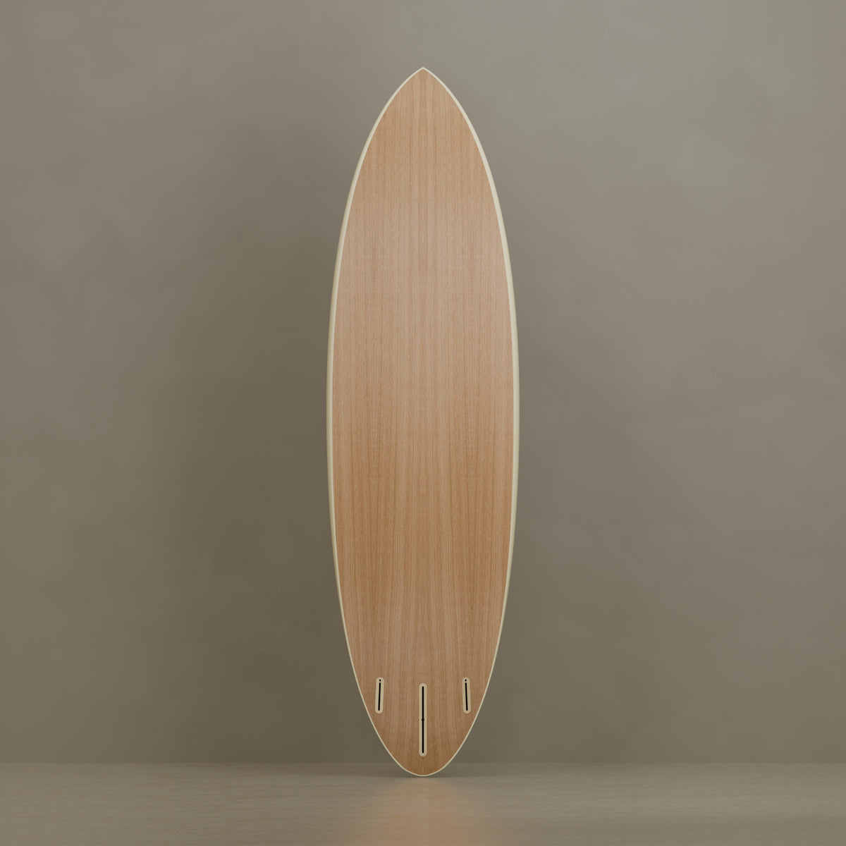 The Daybreak in White Oak & Ivory Cream — underside #Wood Finish_White Oak