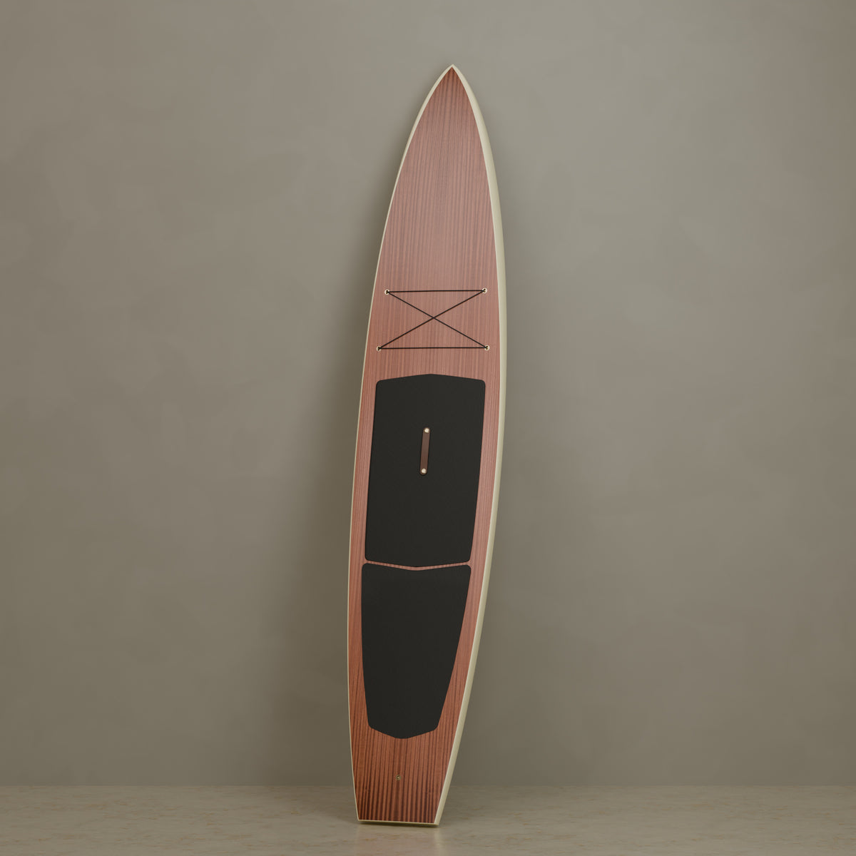 The Increase in Mahogany & Ivory Cream — signature lean, factory-installed traction #Wood Finish_Mahogany