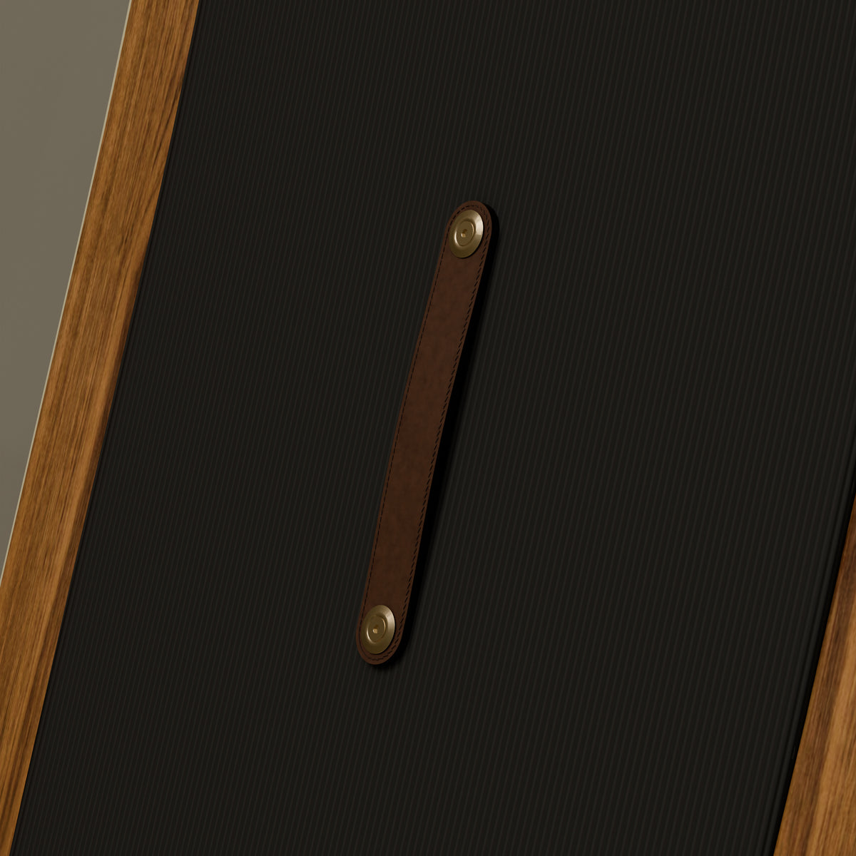 The Increase in Teak & Ivory Cream — Horween leather carry handle #Wood Finish_Teak