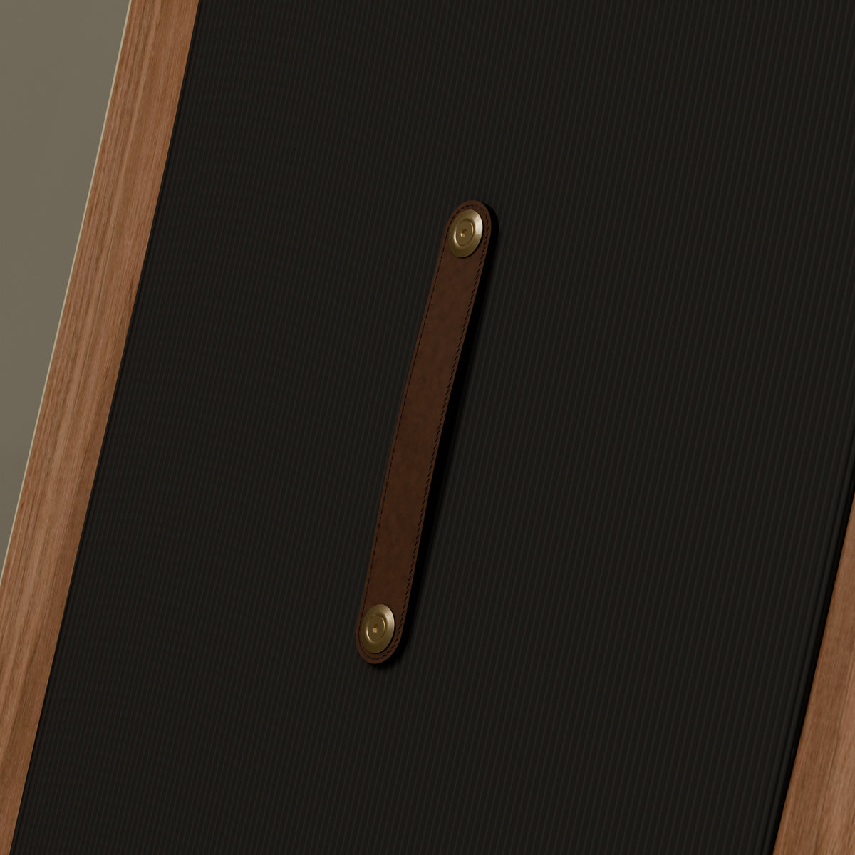The Increase in Walnut & Ivory Cream — Horween leather carry handle #Wood Finish_Walnut
