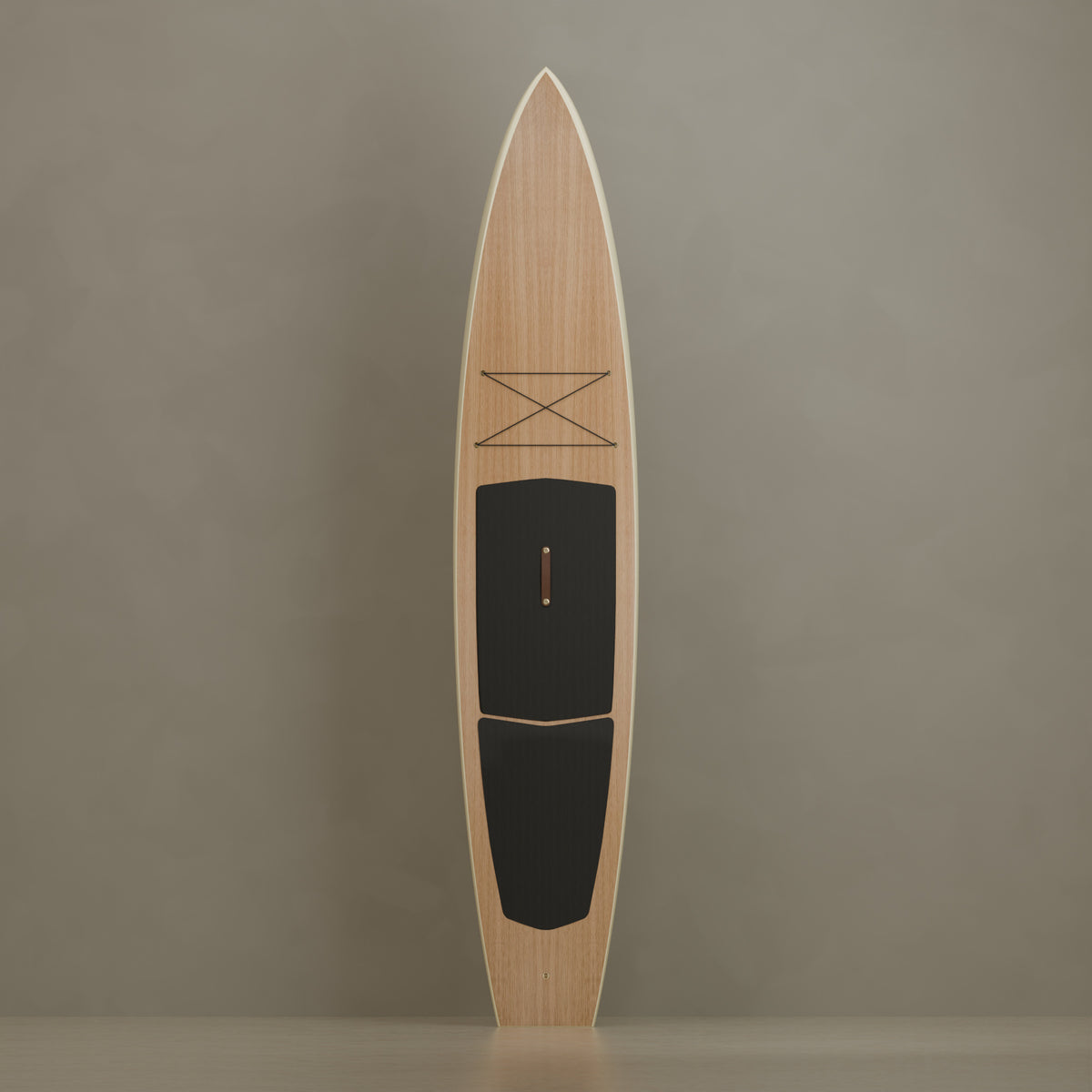 The Increase in White Oak & Ivory Cream — front view #Wood Finish_White Oak