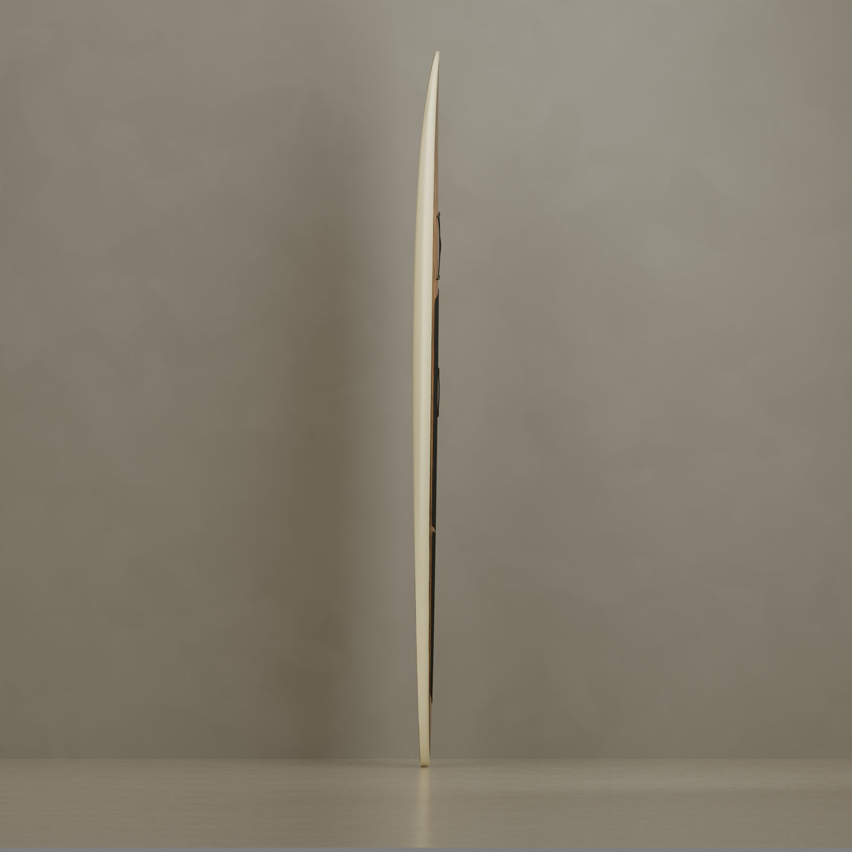 The Statesider in Teak & Ivory Cream — side profile #Wood Finish_Teak